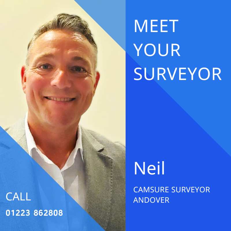 Camsure Homes surveyor Neil Barnes in Andover