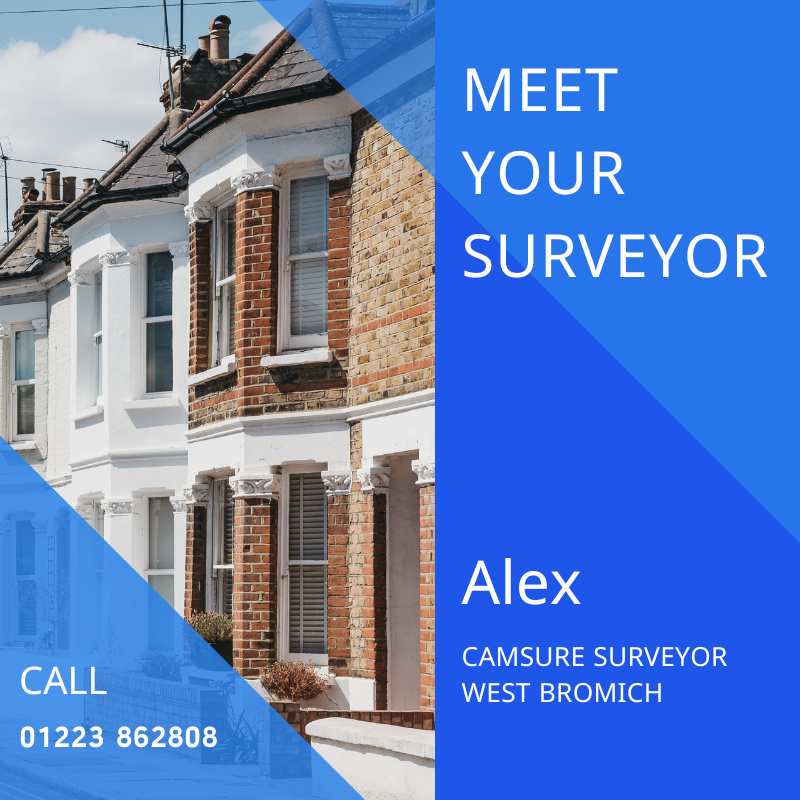 Residential surveyor Alex Harling in West Bromwich