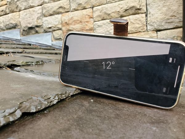 A low or shallow roof pitch of 12 degrees