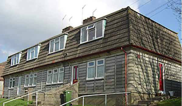 System-built house from post-war period